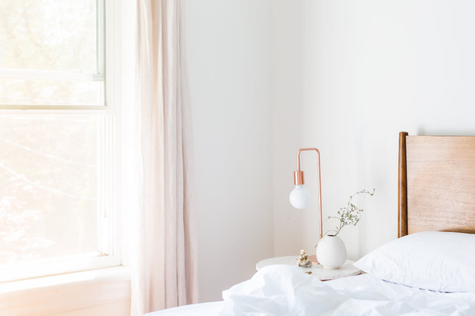 Bright, fresh bedroom after a respite clean
